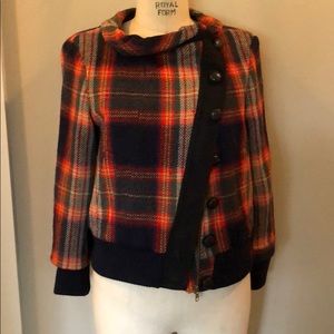 LAMB Plaid Coat